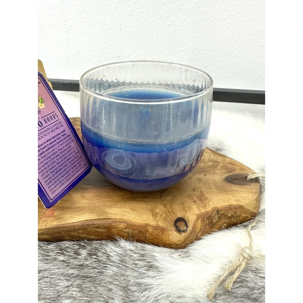 Glade Candle Scents 4 oz Mountain Berry vintage 90s glass new old stock